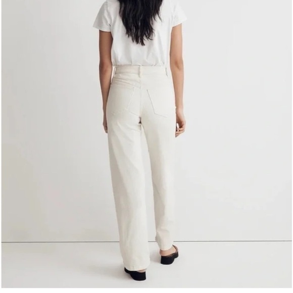 Madewell White Cream The Perfect Vintage Wide Leg Jeans 29 - Picture 2 of 16